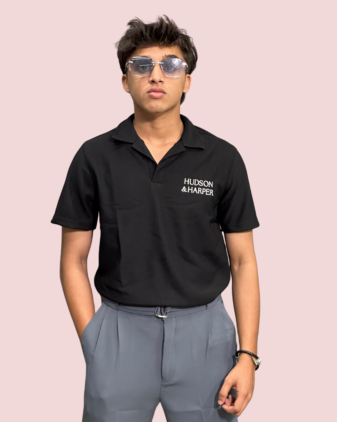 Open Collared Polo T-shirts